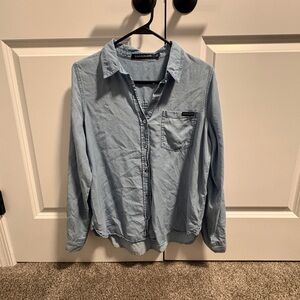 Calvin Klein Jeans  Blue Button Down Shirt